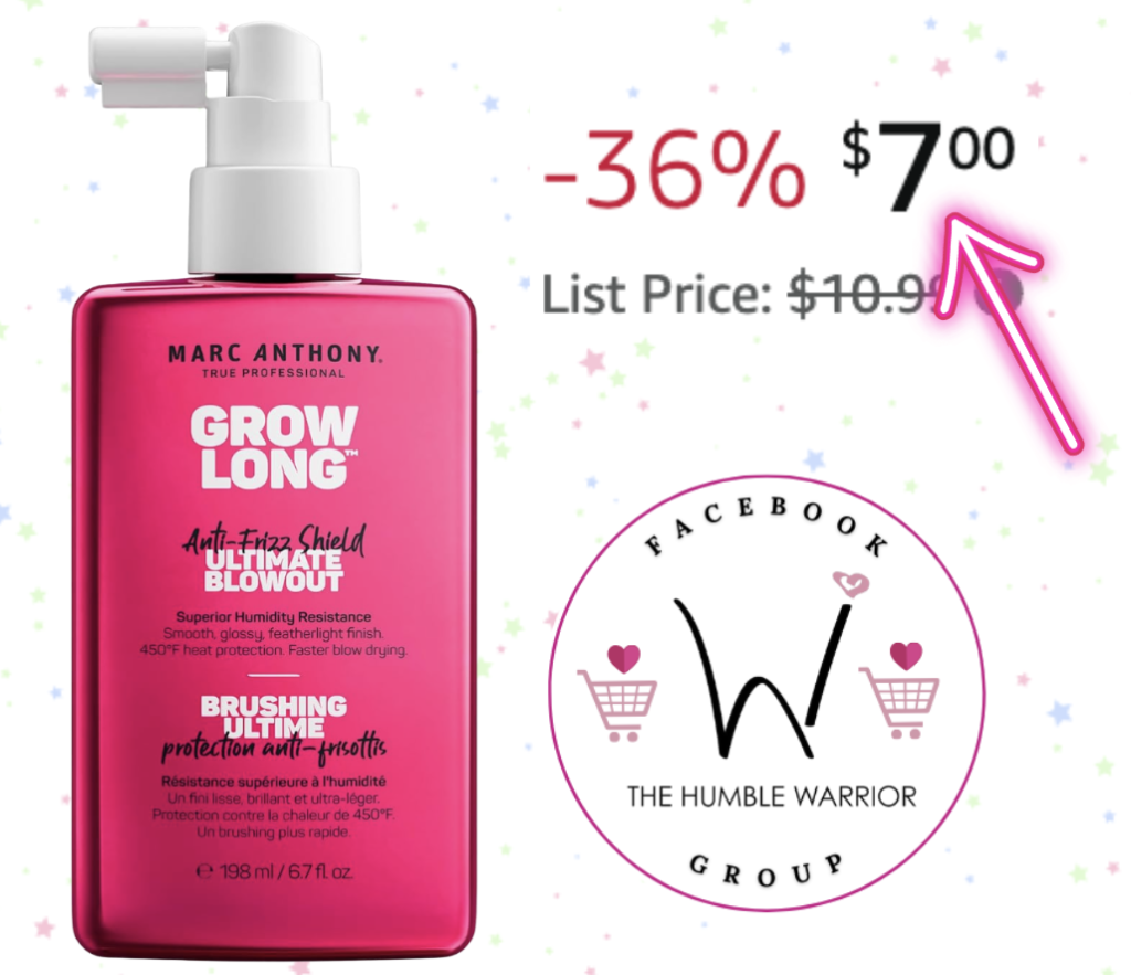 The Marc Anthony Anti-Frizz Shield Ultimate Blowout Spray!